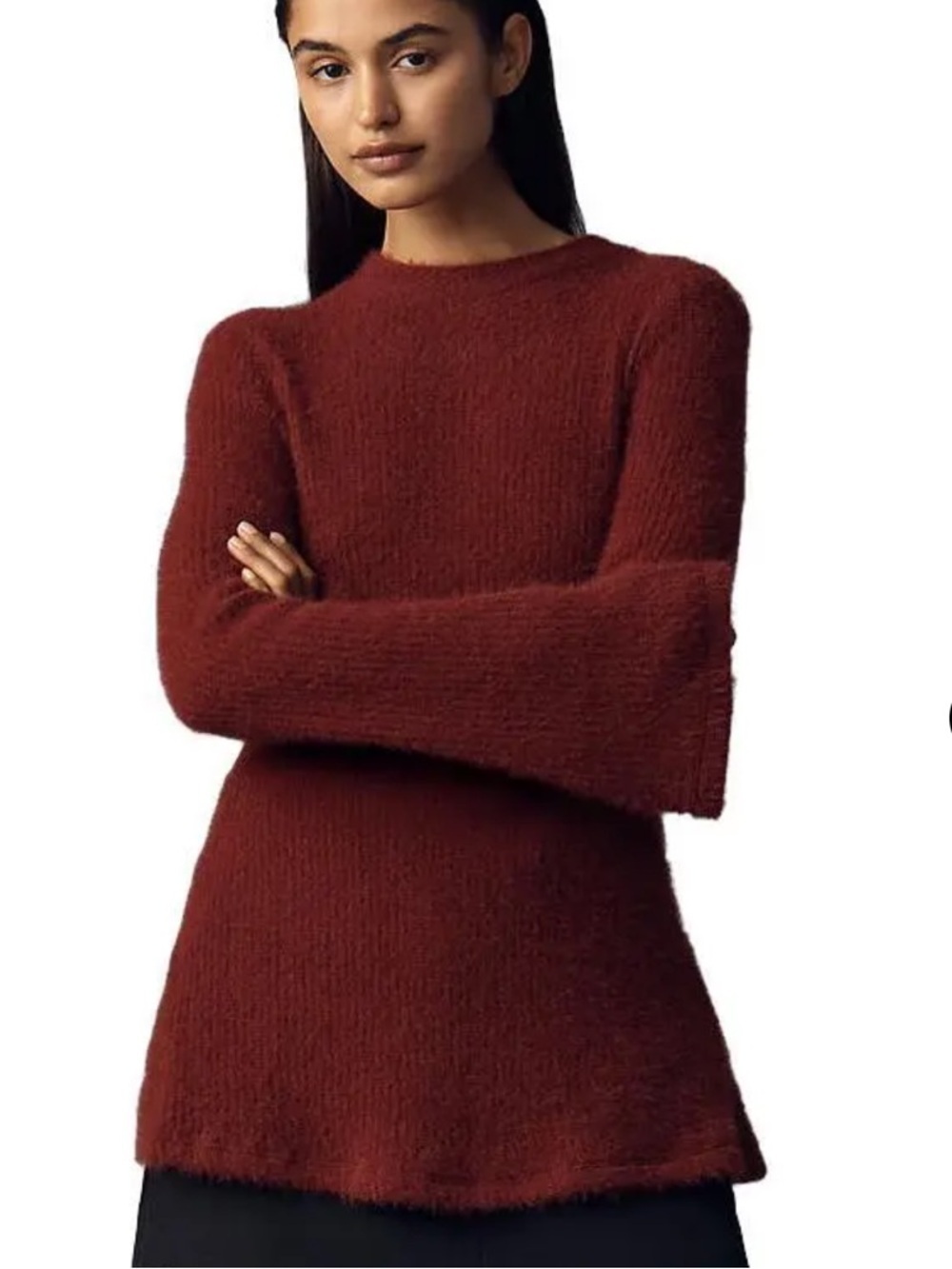 Maeve Anthro Tie-Back Bell Sleeve Top NWT Size Large